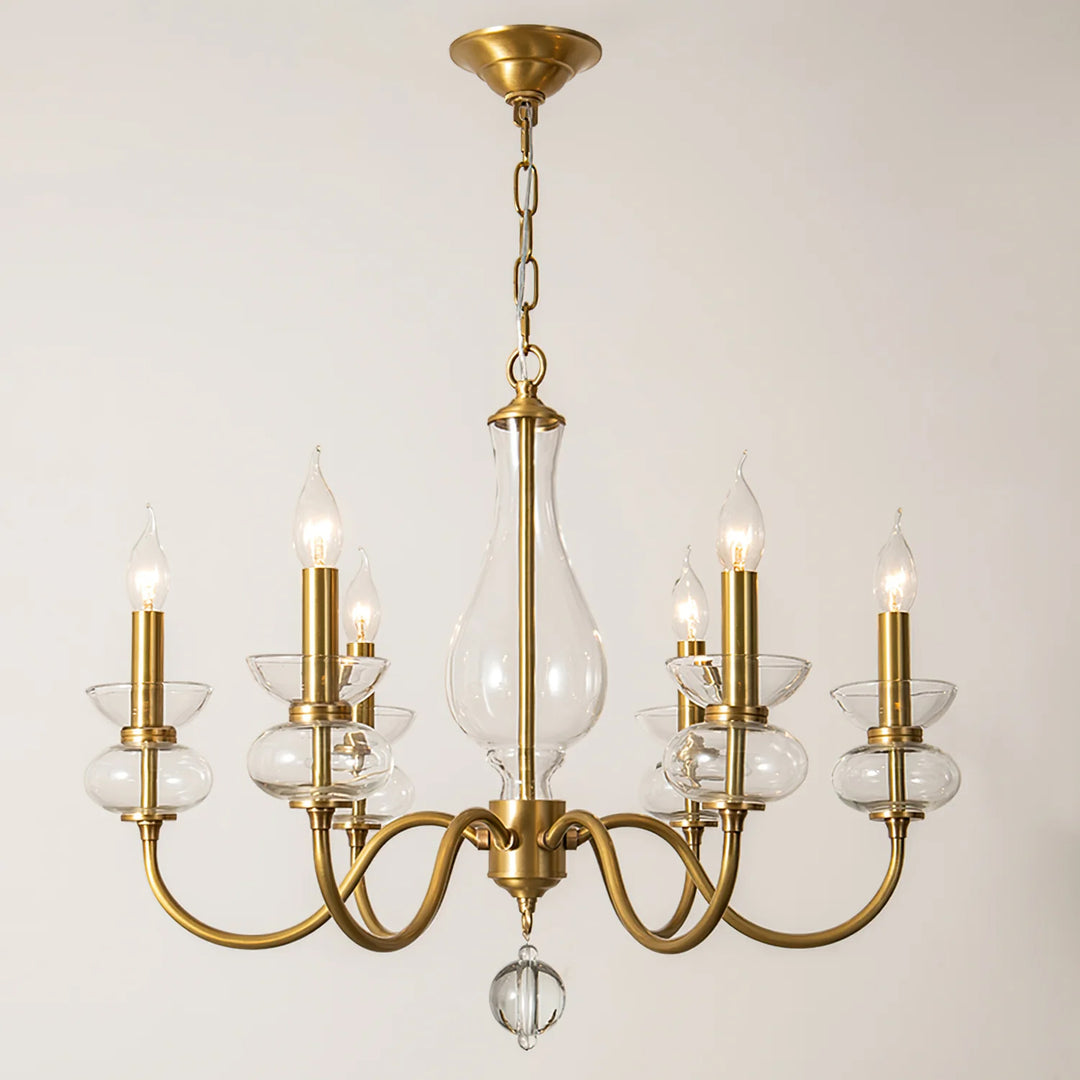Bergdorf Glass Chandelier