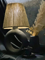 Load image into Gallery viewer, Ciambella Black Table Lamp - Brown
