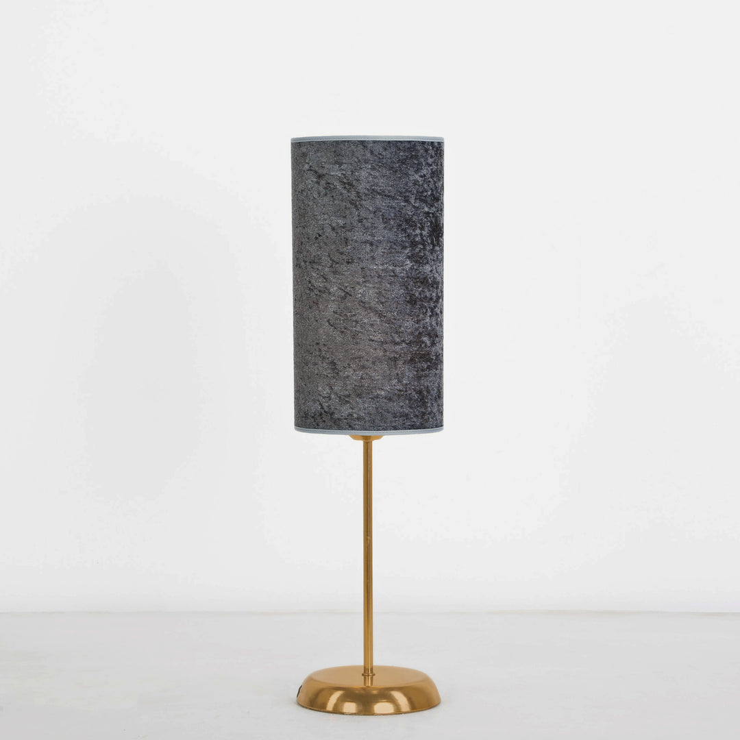 petit Tavolo gold table lamp - Grey (Velvet)