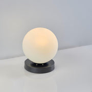 Black Globo di vetro table lamp