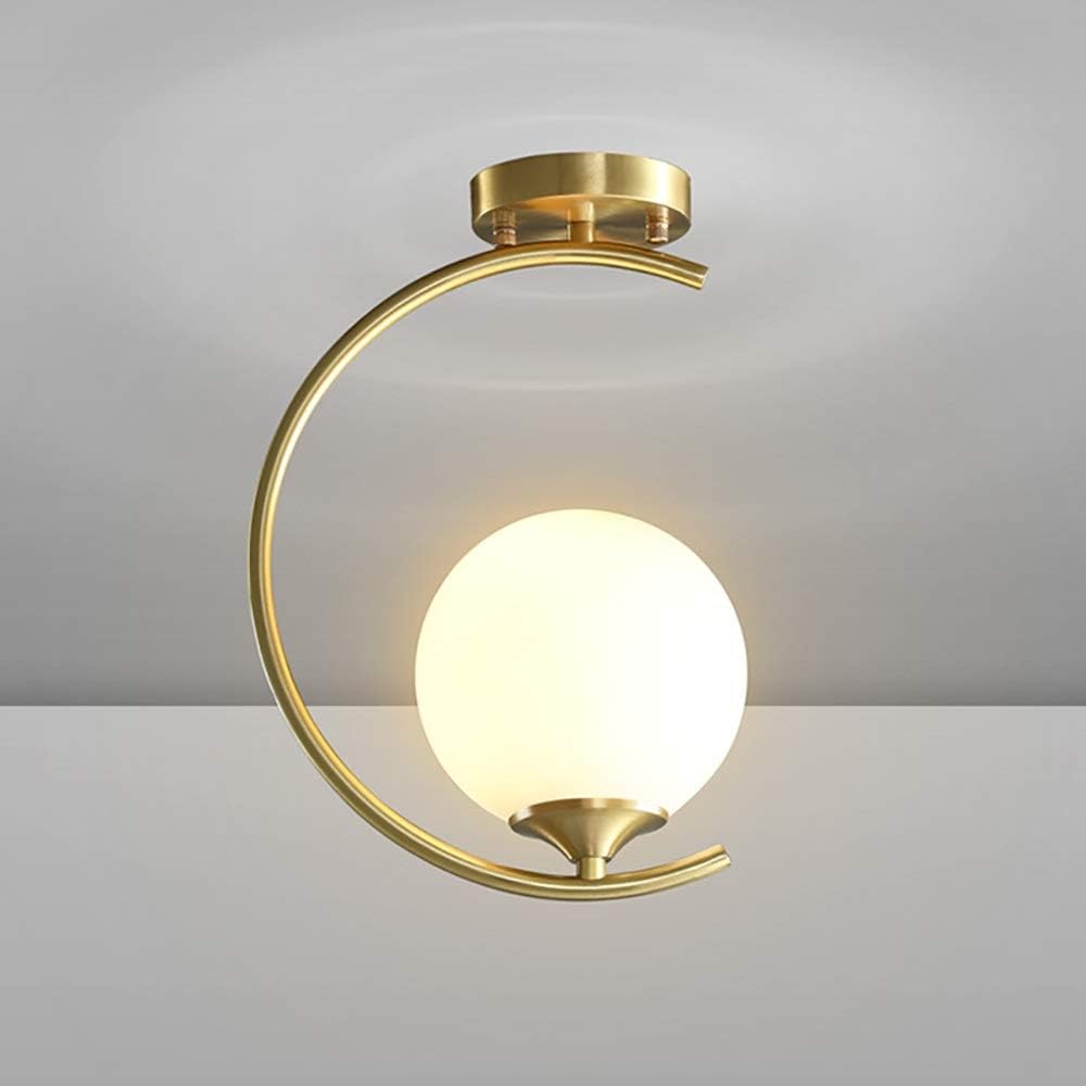 Gold Globo di vetro Pendant light