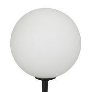 Black Globo di vetro table lamp - 2 globes