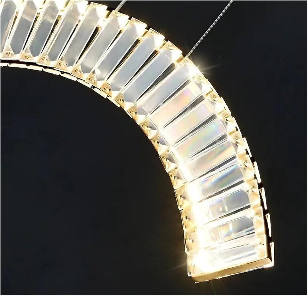 Sparkle arc Gold LED Pendant chandelier