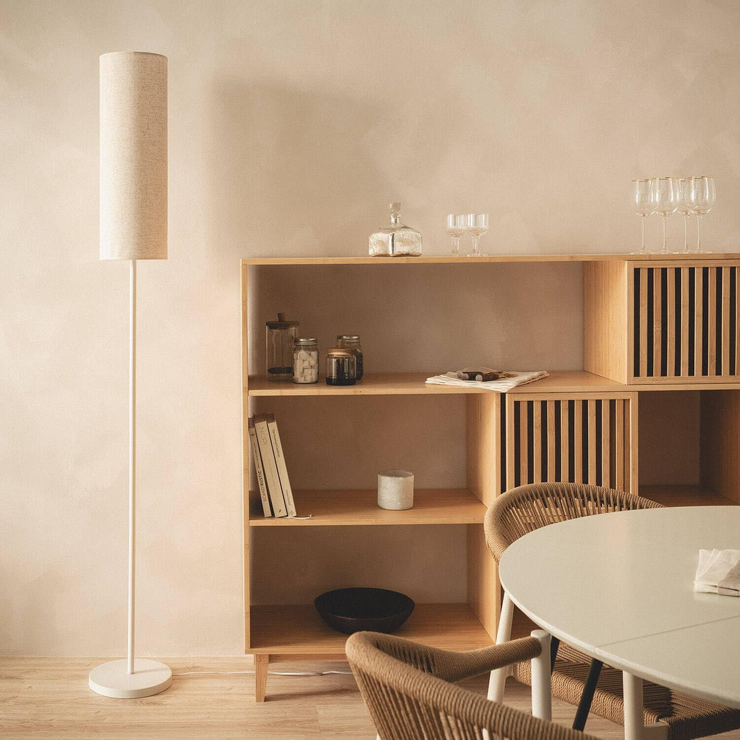 Simple White floor lamp Pendant Light - Beige