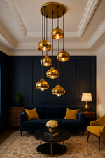 Load image into Gallery viewer, Moulai Chandelier - 7 Cups
