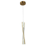 Load image into Gallery viewer, Sparkle Gold LED Pendant Ceiling Light