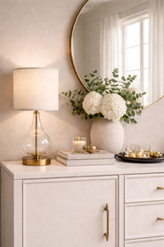 Pancia Table Lamp - White