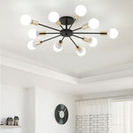 Load image into Gallery viewer, Steco chandelier - 10 branches - Black
