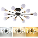 Load image into Gallery viewer, Steco chandelier - 10 branches - Black
