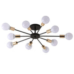 Load image into Gallery viewer, Steco chandelier - 10 branches - Black

