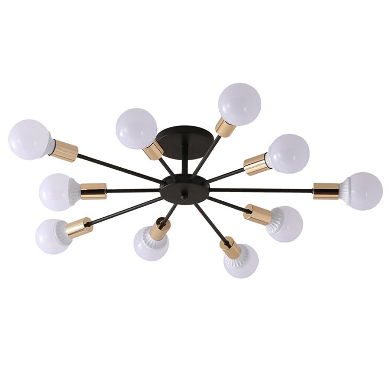 Steco chandelier - 10 branches - Black