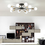Load image into Gallery viewer, Steco chandelier - 10 branches - Black
