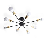 Load image into Gallery viewer, Steco chandelier - 8 branches - Black
