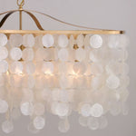 Load image into Gallery viewer, Cascata Perla oval Chandelier - Gold