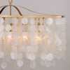 Cascata Perla oval Chandelier - Gold