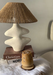 Olla white table lamp - Brown