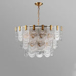 Load image into Gallery viewer, Aurora round Cascade Chandelier -Gold (3 levels)