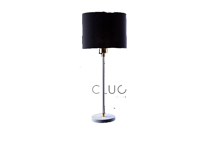 Tavolo white table lamp - black