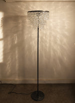 Load image into Gallery viewer, classico crystal floor lamp - black