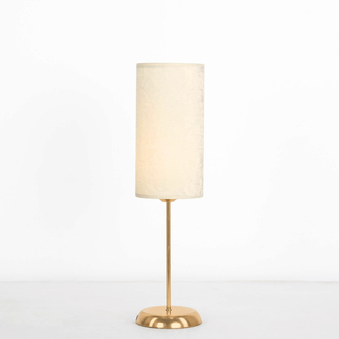 petit Tavolo Gold Table Lamp - Beige (Velvet)