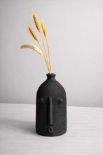 Load image into Gallery viewer, Alfeo Black Vase ( includes dried stems)