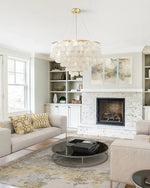 Load image into Gallery viewer, Cascata Perla Chandelier - Gold