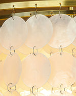 Load image into Gallery viewer, Cascata Perla oval Chandelier - Gold