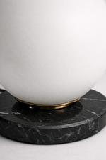 Load image into Gallery viewer, Marble Globo di vetro table lamp - Black