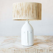 ALFEO TERRACOTTA white table lamp - Brown