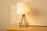Load image into Gallery viewer, Diamond fit table lamp - Gold