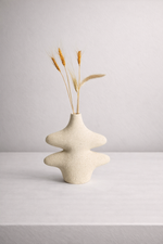 Load image into Gallery viewer, Petit Olla White Vase ( includes dried stems)