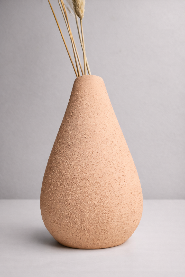 Helio pink Vase ( includes dried stems)