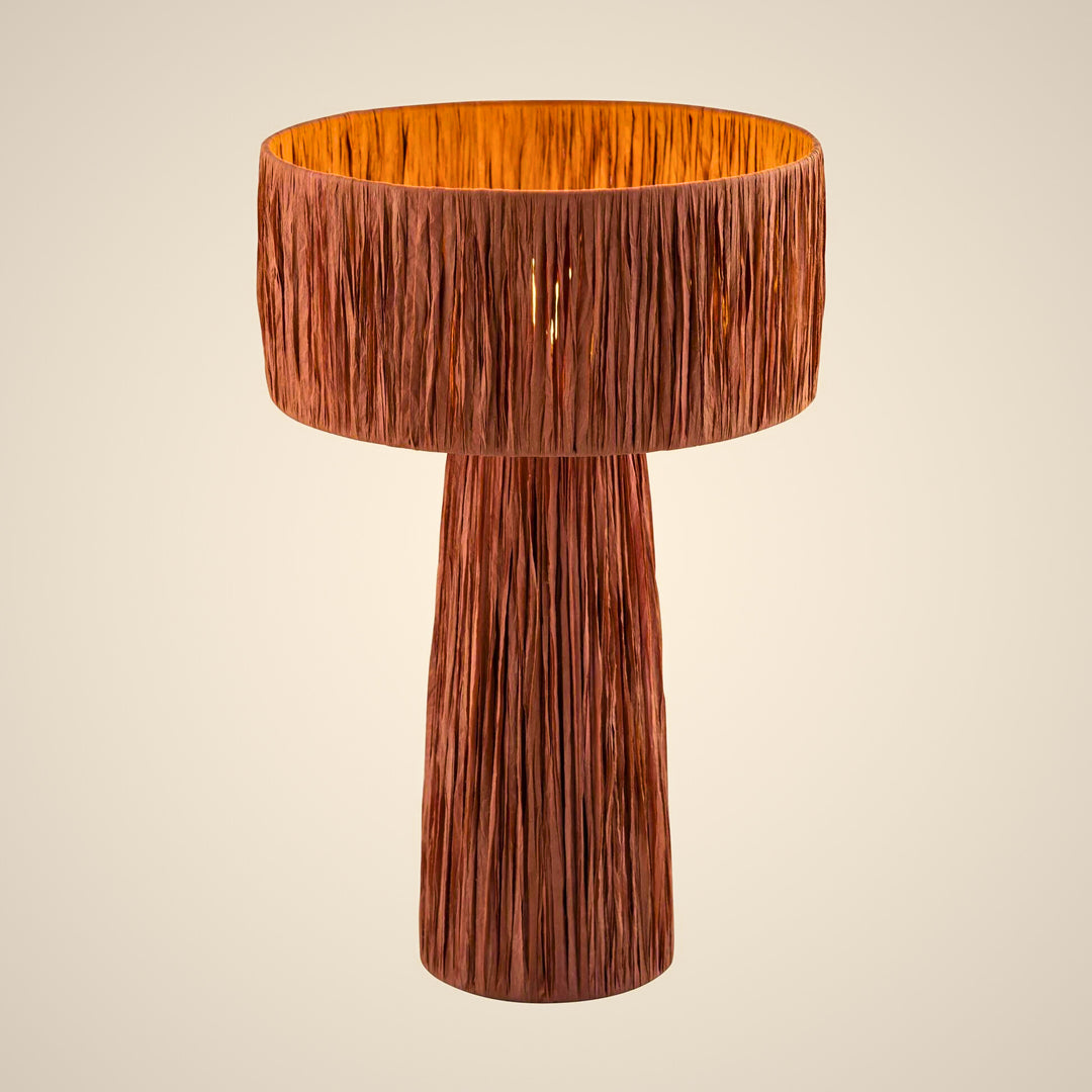 Shelby table lamp - reddish brown