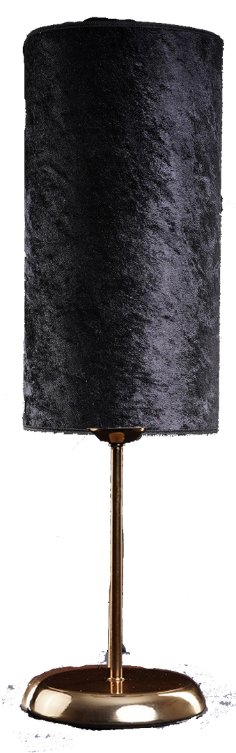 Black velvet lamp discount