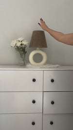 Load and play video in Gallery viewer, Ciambella White Table Lamp
