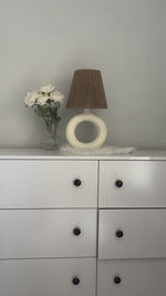 Load and play video in Gallery viewer, Ciambella White Table Lamp